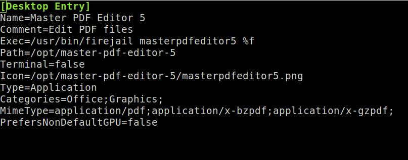 result after changing /usr/share/applications/masterpdfeditor5.desktop